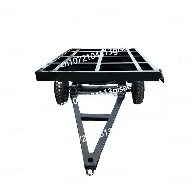 Unpowered Traction Plate Material Turnover Factory Handling Terminal Logistics Large Tonnage Heavy Traction Handling Chassis