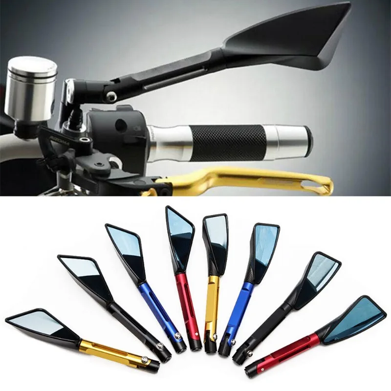 Universal CNC Motorcycle Rearview Side Mirrors for Suzuki Kawasaki Honda Yamaha CBR 600 MT09 R15 GSXR 750 Motormodification Part