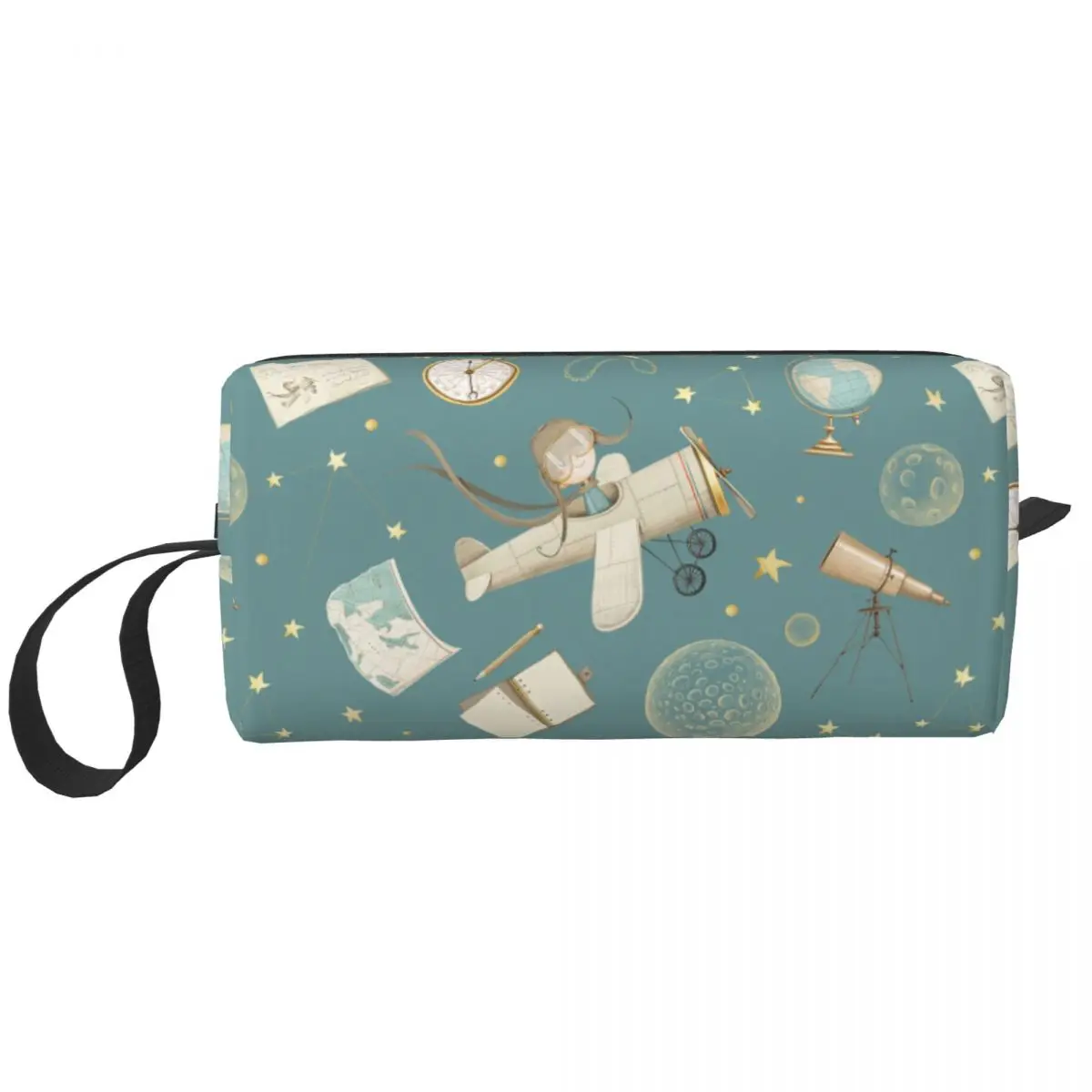 Bolsas de maquillaje The Little Prince para mujer, estuche organizador de maquillaje de viaje de tendencia