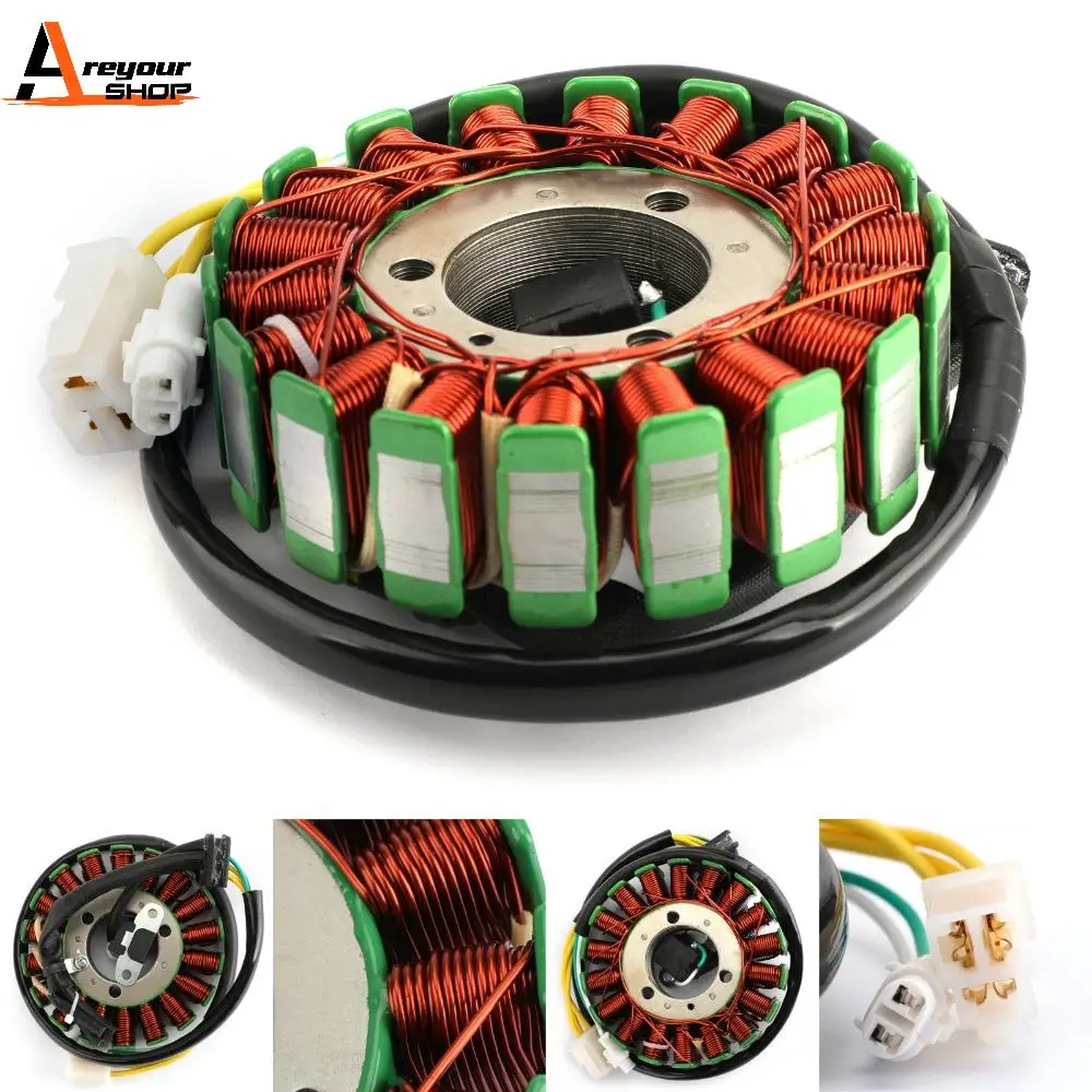 

Areyourshop Motorcycle Generator Stator Magneto Coil 18 Poles For Suzuki SFV 650 SFV650 Gladius 2009-2015 32101-17G22-000 Motor