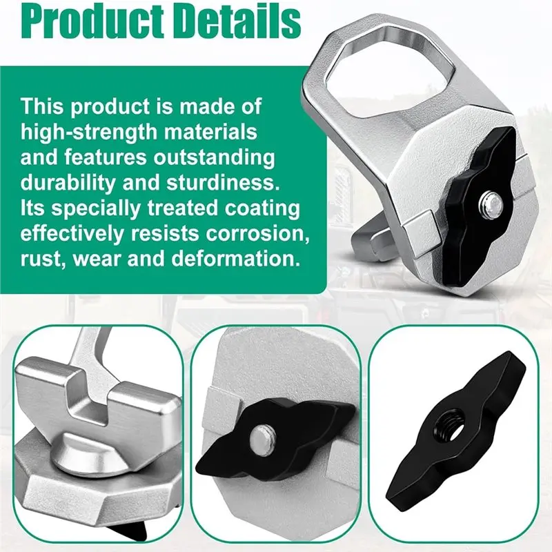 A60E-Lock & Ride Max D-Rings Set Of 4 For Polaris Xpedition & Ranger