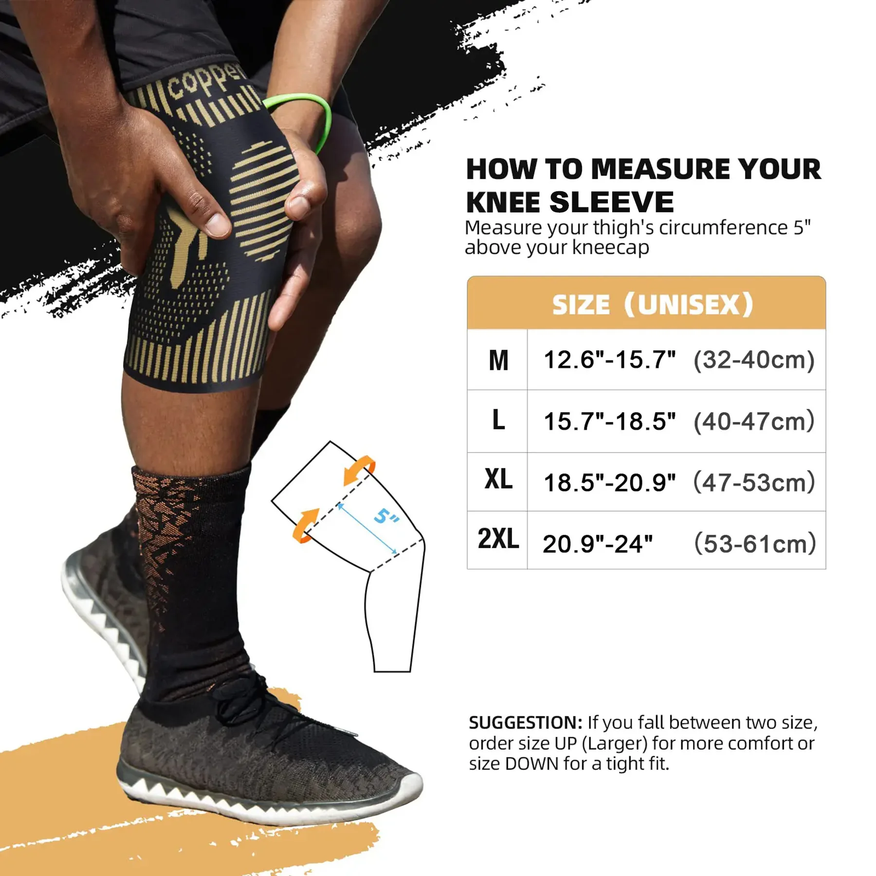 

Copper Ion Anti-Slip Sports Knee Pad Silicone Three-Dimensional Knitted Meniscus Protective Knee Support for Sports And Fitness