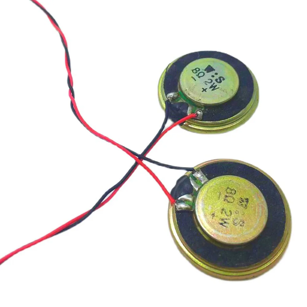 2pcs/lot nový ultratenké reproduktor 8 ohmů 2 watt 2W 8R reproduktor průměr 28MM s kabel terminálu 1.25P