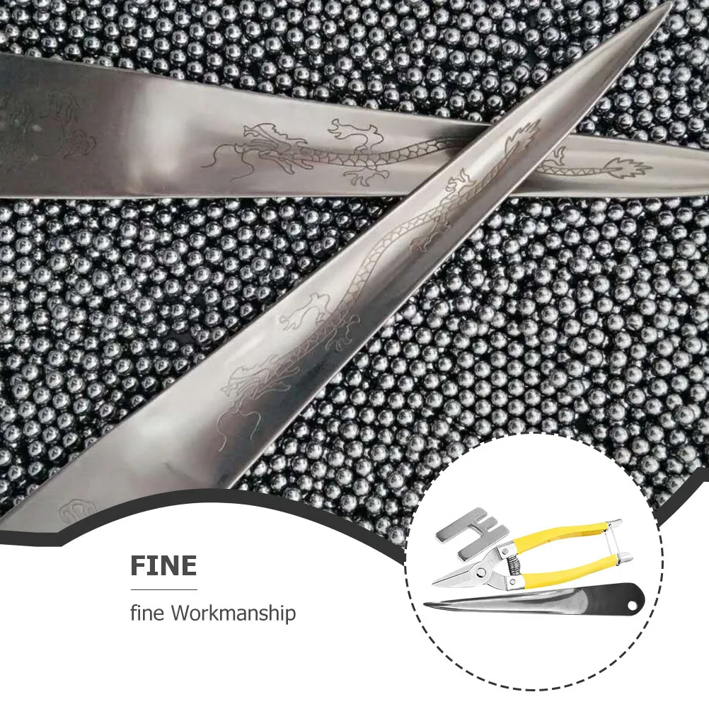 

1 Set Dragon Pattern Pry Tool Wear-Resistant Metal For Wicker Rattan Basket Weaving Repair Scissors Kit Furniture Crafting Tools