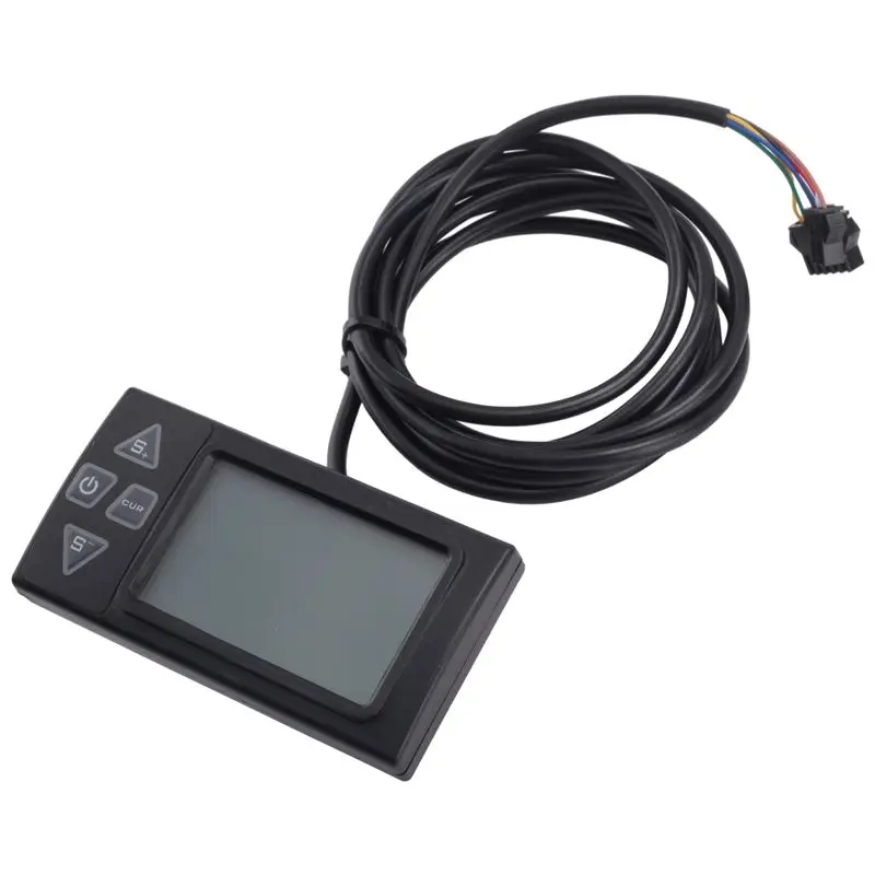 aa90-1-個-s861-lcd-ディスプレイ電動自転車メーター-sm-プラグ付き電動自転車-bldc-コントローラーコントロールパネル黒-24v-36v