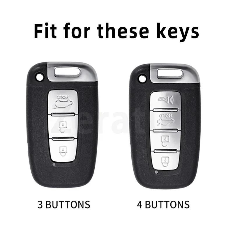 TPU Car Key Case Cover Auto Shell Fob for Hyundai Solaris HB20 Veloster SR IX35 Accent Elantra I30 for KIA RIO K2 K3 Sportage