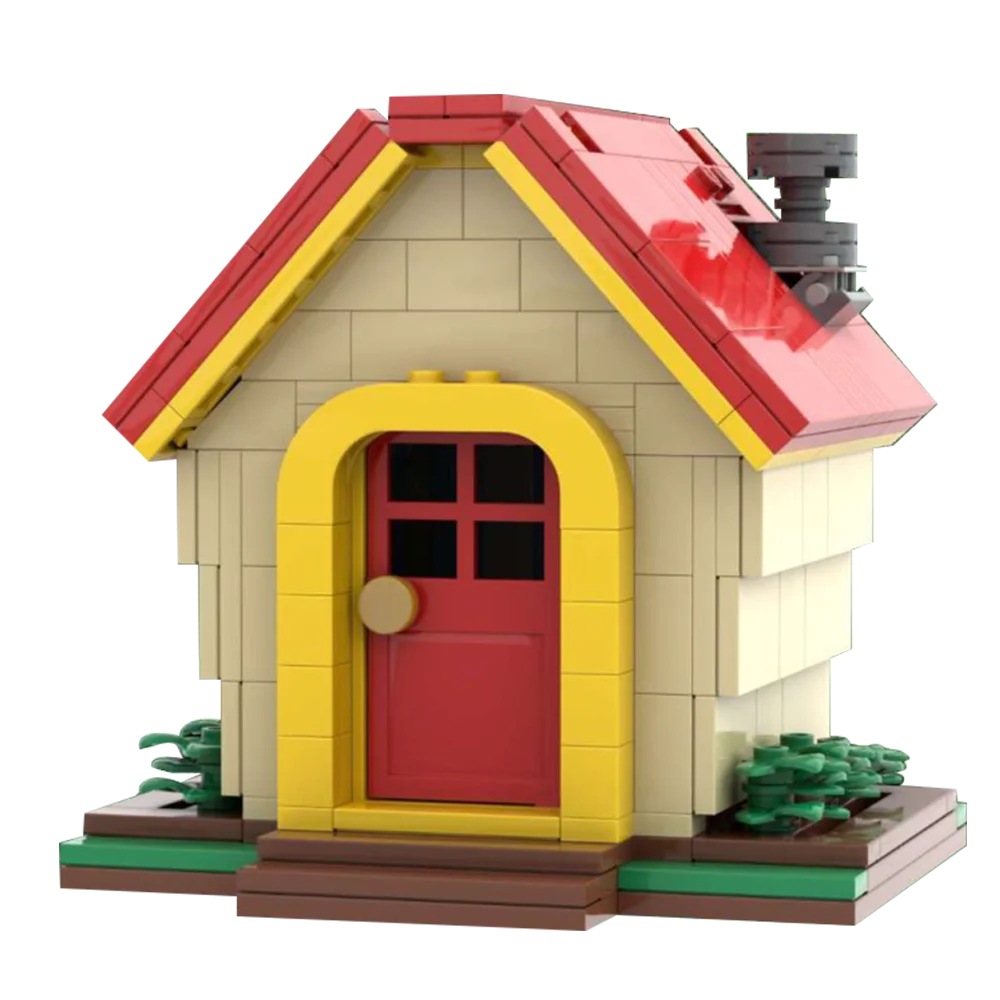 Gobricks MOC-110670 Tierhaus Wald Architektur Baustein Set Tierhaus Modell Bildung Ziegel Spielzeug Kinder Geschenk