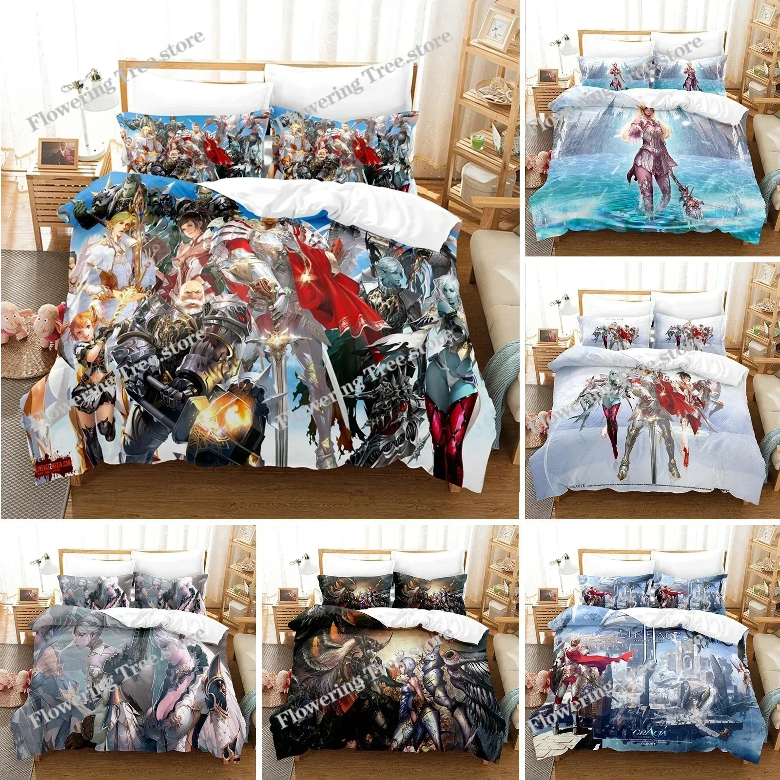 

Lineage Bedding Set Chaotic Throne Duvet Cover Single Twin Quilt Adult Kids Bedclothes Cover Home Textile