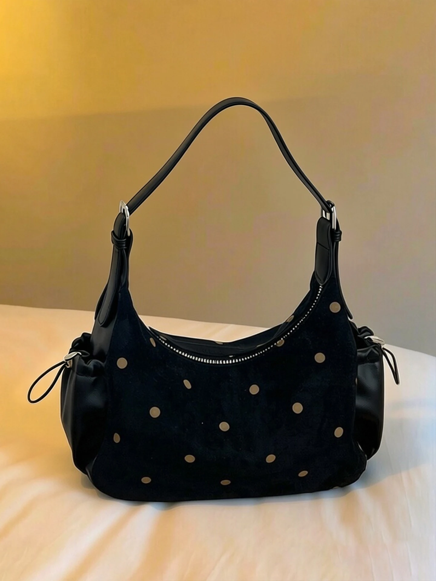 trendy-polka-dot-women's-shoulder-bag-underarm-handbag-luxury-sensation-small-luxury-handbag-2026-new-style-korean-style