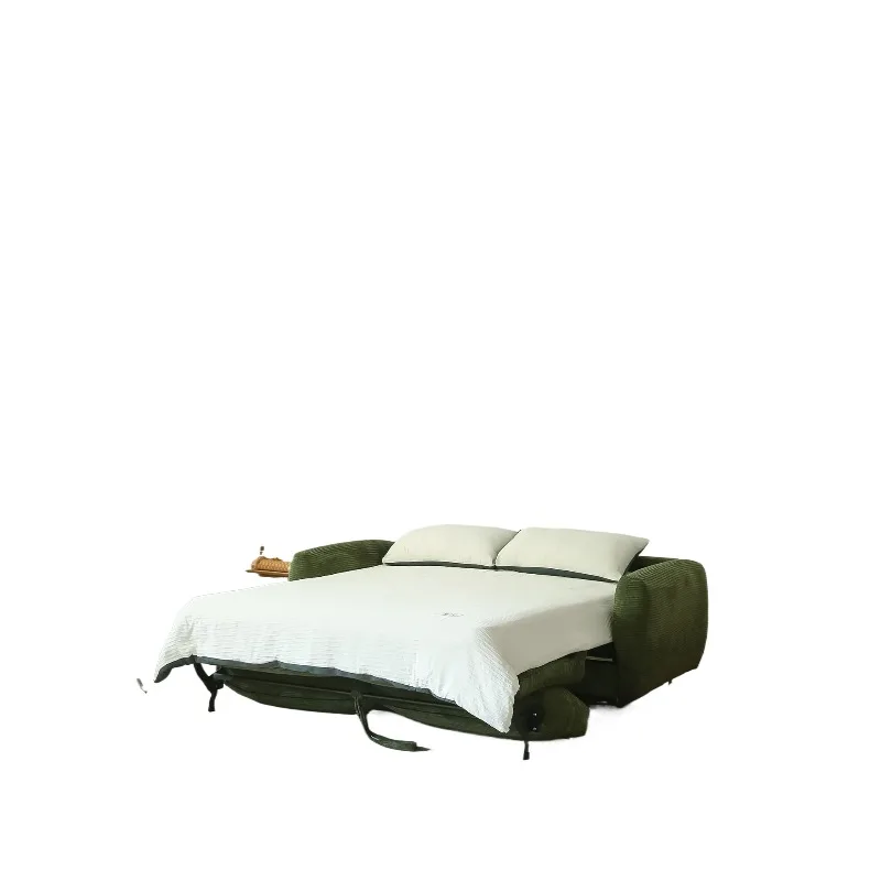 Folding sofa bed integrated for dual use, single/double small apartments, living room, study, and multifunctional bed