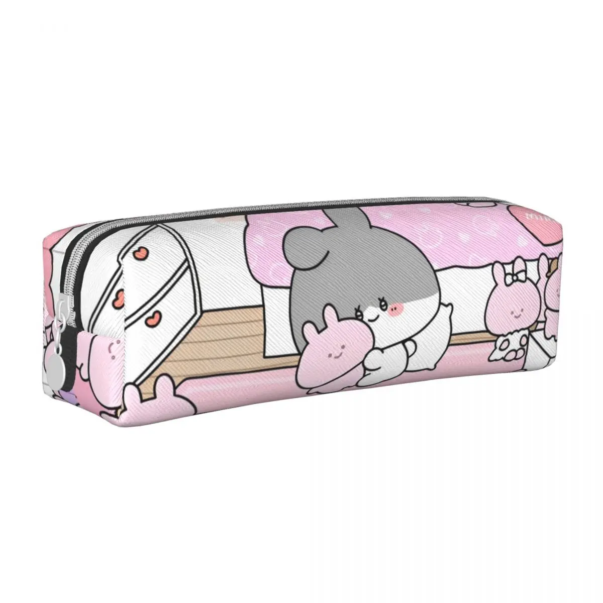 

Asamimichaan Asleep Cartoon Pencil Case Asamimi Pen Holder Bags Girls Boys Large Storage Students School Cosmetic Pencil Box