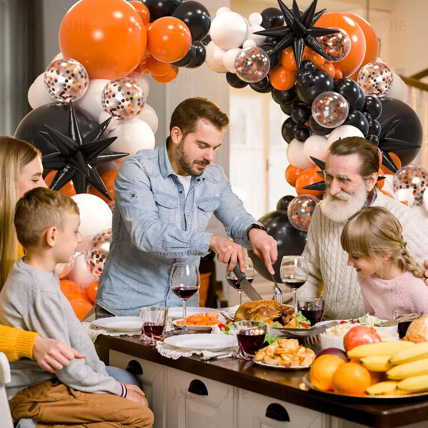 

Halloween Decoration Balloon Set Multi Style Latex Aluminum Foil Balloon 2025 Thanksgiving Day Christmas Halloween Party Decors