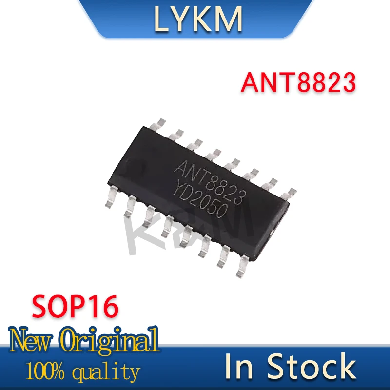 5/PCS New Original ANT8823 SOP16 AB/D Class dual mode stereo audio amplifier 3.7V built-in synchronous boost chip In Stock