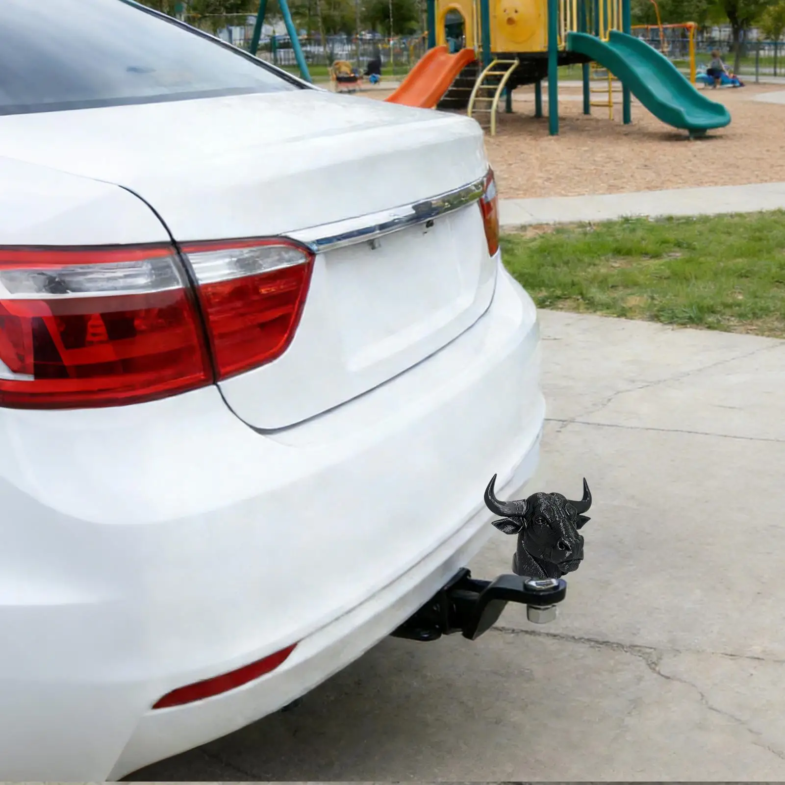 Trailer Ball Cover Dustproof Animal Shape Coupling Towing Hitch Plug Cover For RV Trailer SUV Boat Truck Towing Driving Outdoor