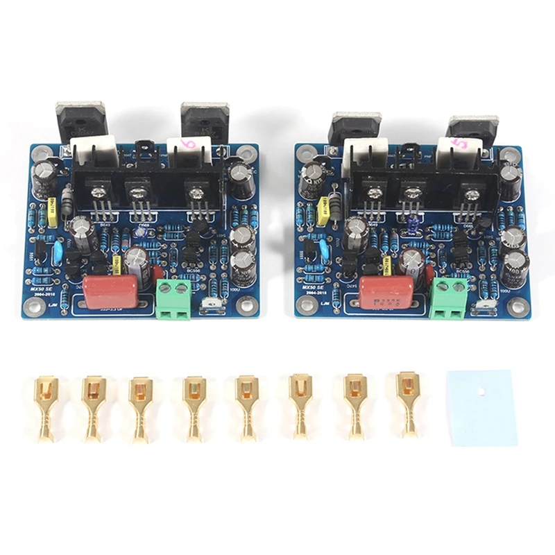 High-Power Audio Amplifier Board MX50 SE Amplifier Board Multi-Function Dual-Channel Two Boards Amplifier Module Replacement