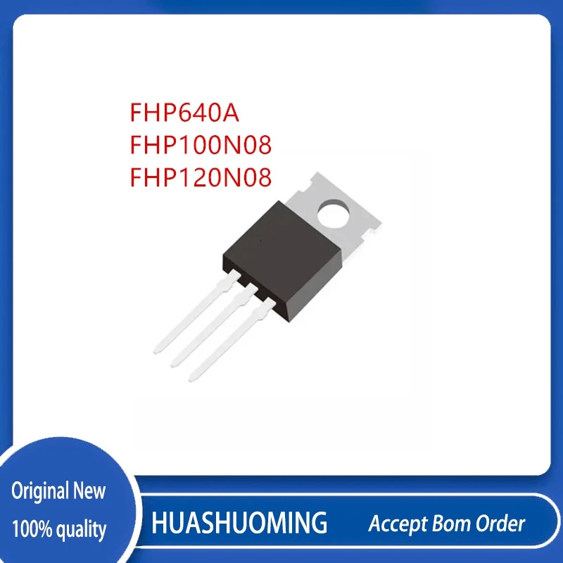 10Pcs/Lot  FHP640A FHP640 FHP100N08 FHP120N08  TO-220