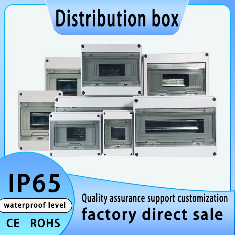 

HL Series Junction Box 5/8/12/15/18/24Way Plastic Outdoor Electrical IP65 Box For Circuit Breaker Air Switches Protection Box