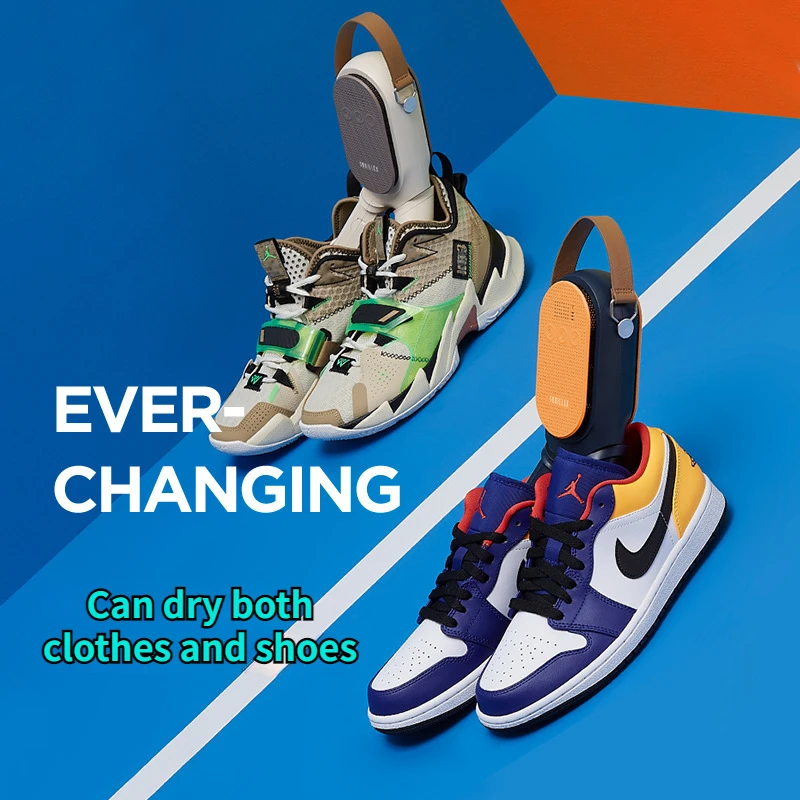 Smartfrog Muziek Drogen Deodoriserende Wasdroger Opvouwbare Paarse Mini Droogkleding Draagbare Elektrische Verwarmde Wasdroger 220V