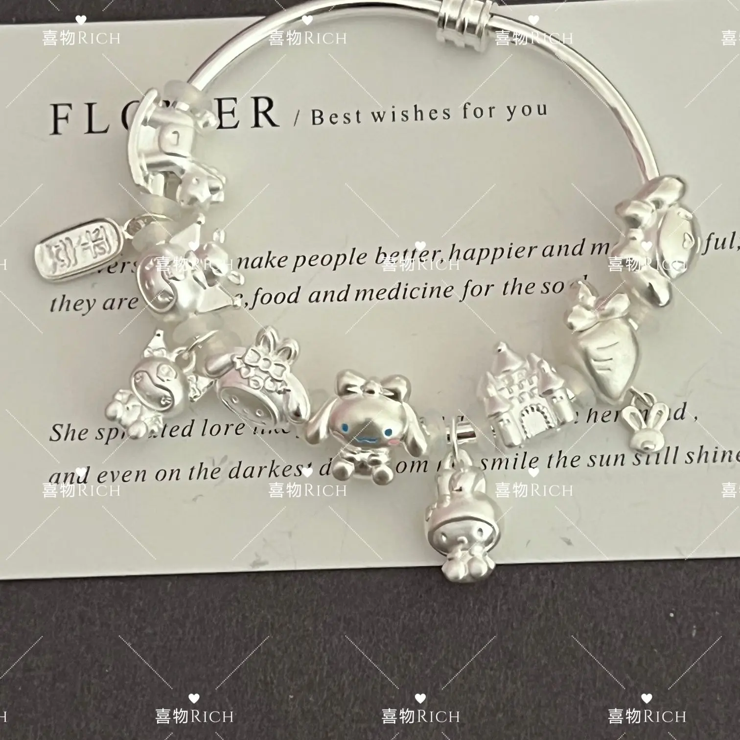 

MINISO Hellokitty Bracelet Universal Bracelet Can Diy Cute Deliver My Best Friend Gift Best Friend's Style Holiday Gifts Cute