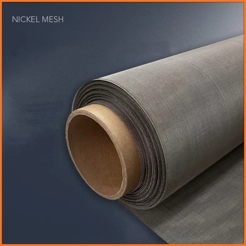 Customized 1 Square Meter Pure Nickel Mesh Purity 99.5% Plain Weave Square Hole 10-400 Mesh for Scientific Research Laboratory