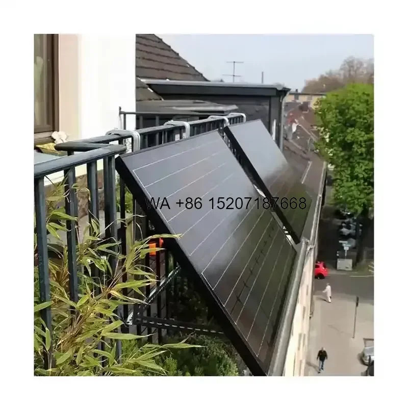 Wmwmnu 600W 800W Plug and Play Balcony Solar System with MPPT Controller Grid Tied AC Complete Set for DSP-800MWN Model