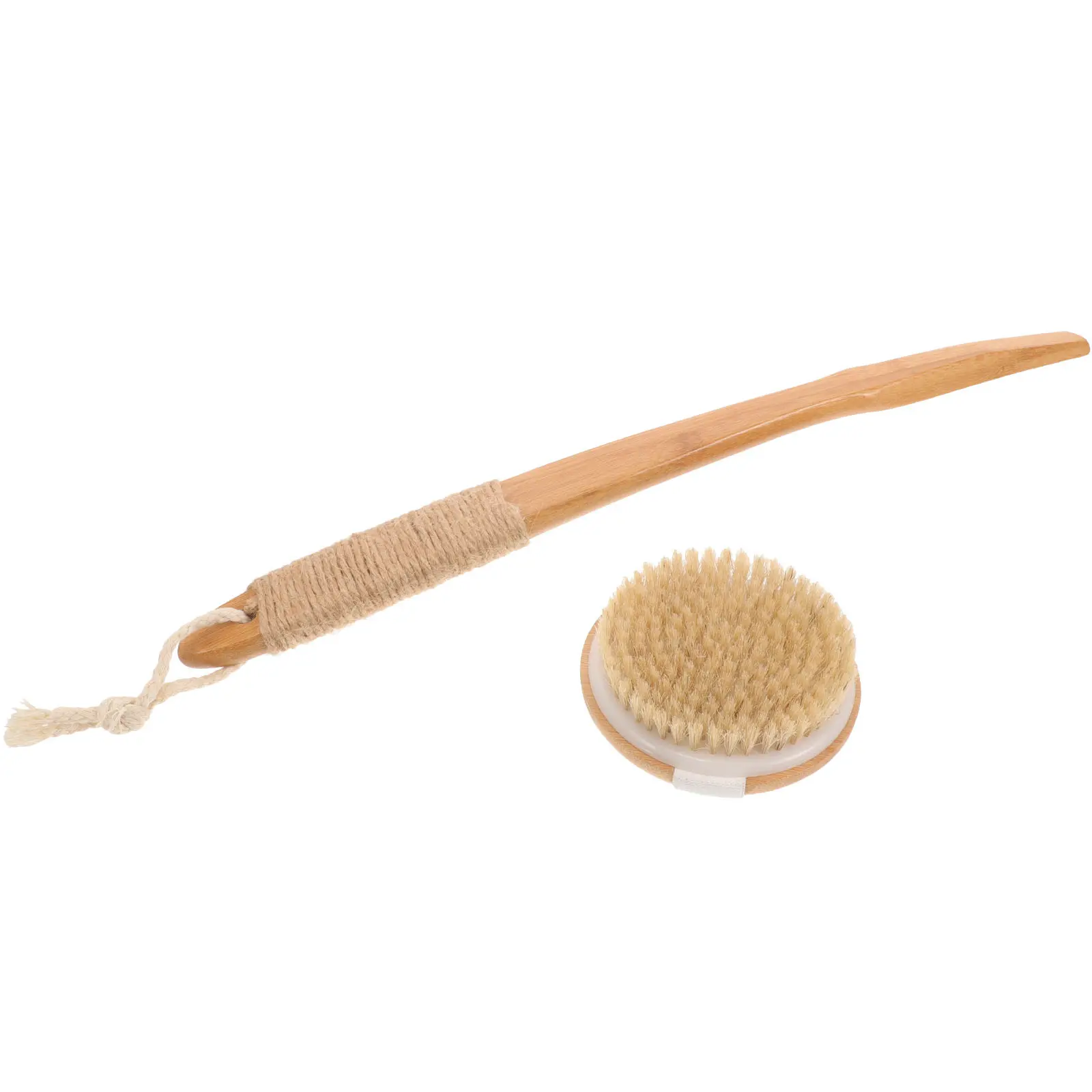 

Shower Brush Long Handle Bathing Body Scrubber Back Cleaner Hanging Rope Bath Massage Cleaning Brush for Elderly Men Women