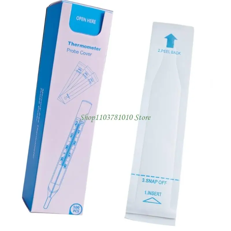 U55D 100Pcs Thermometers Sheaths Disposable Protections Sleeve For Accurate Readings