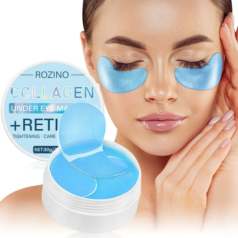 Collagen retinol eye mask, hydrating and moisturizing tighten diluting eye lines removing dark circles under the eyes Skincare