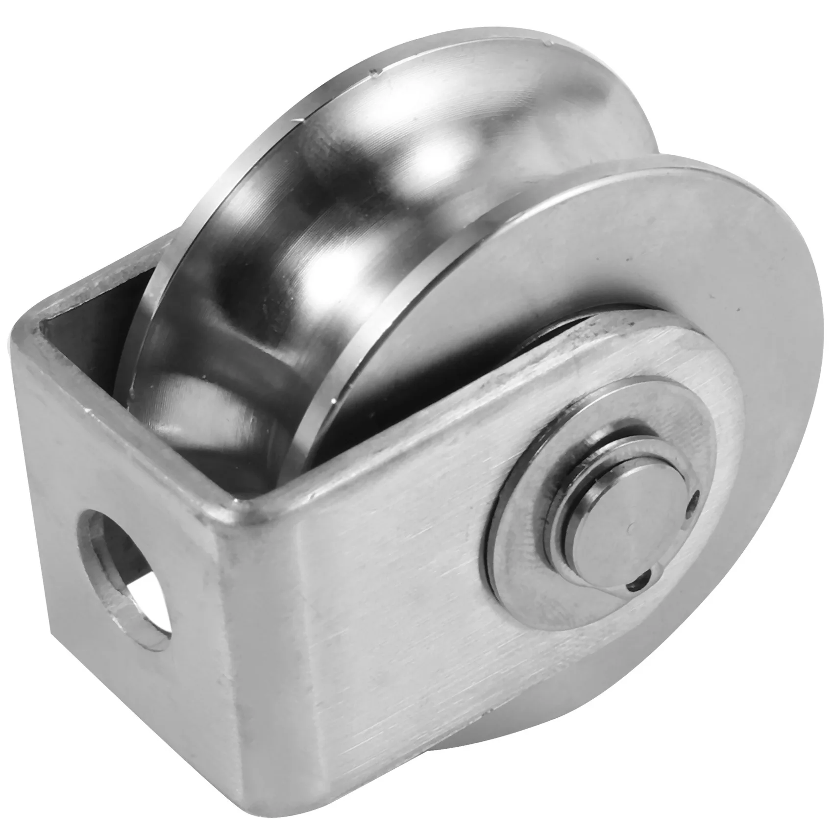 THIVN-2 Inch Roller Wheel Bearings U Groove Pulley Wheels Detachable Heavy Duty Grooved Wheel For Material Handling And Moving