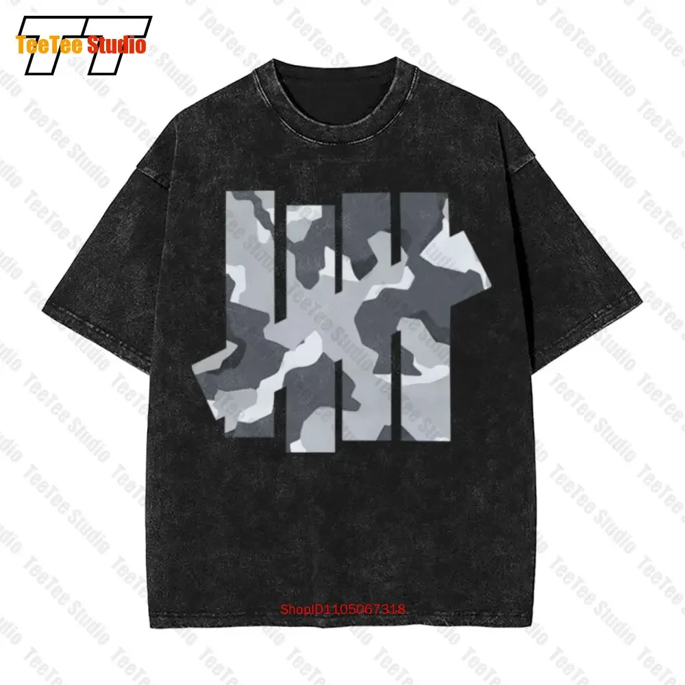 Undfted Winter Camo Black Undefeated Vintage Oversized T-Shirt GJU6