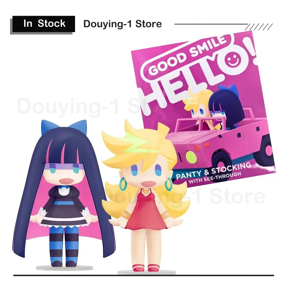 

In Stock GSC HELLO! Panty/Stocking with See-Through Anime Action Figure Assembly Model Toys Collectible Model Gifts