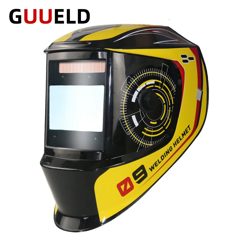 Big 4 Arc Sensor DIN5-DIN13 Solar Auto Darkening TIG MIG MMA Grinding True Color Welding Mask/Welder Cap/Welder Glasses PC Cover