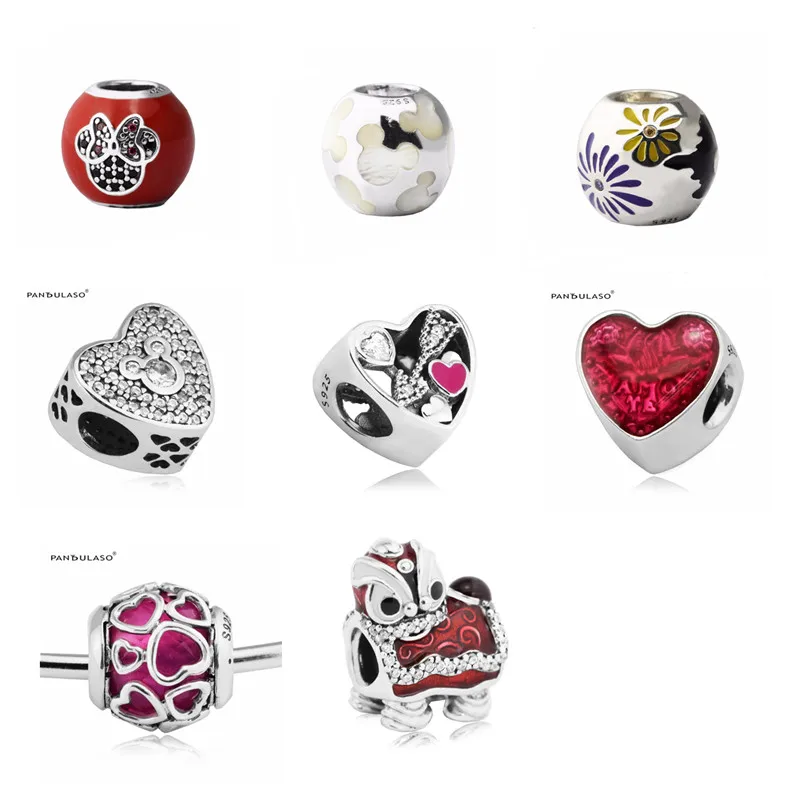 

Fashion Make Up Accessories Chinese Lion Dance Silver Charm Keychain Women's Jewelry 925 Sterling Silver Charms Woman Kids