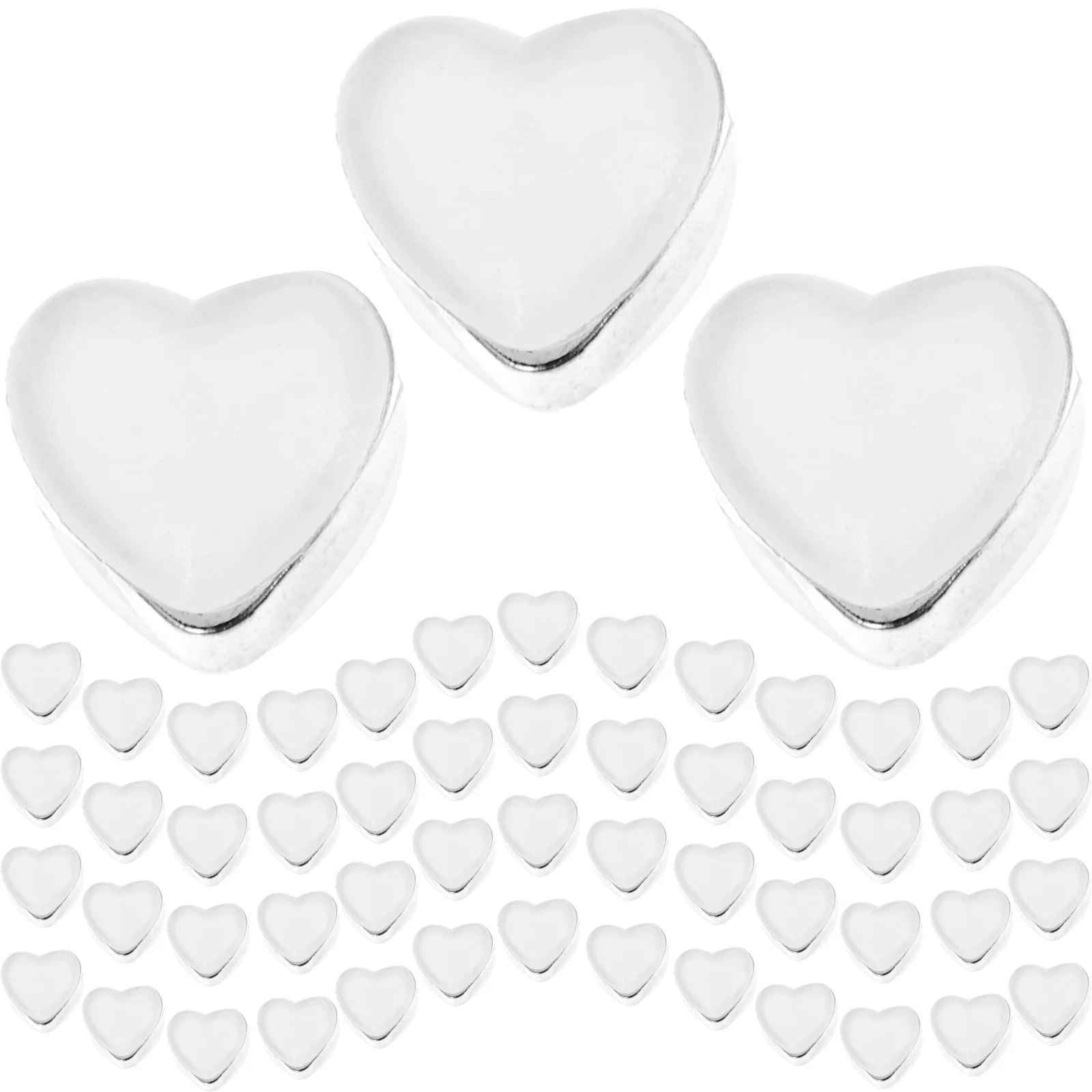 

100 шт. силиконовых заглушек для серег в форме сердца, надежные замки-фиксаторы, сменные заглушки для украшений, аксессуары для рукоделия, безопасные для женщин