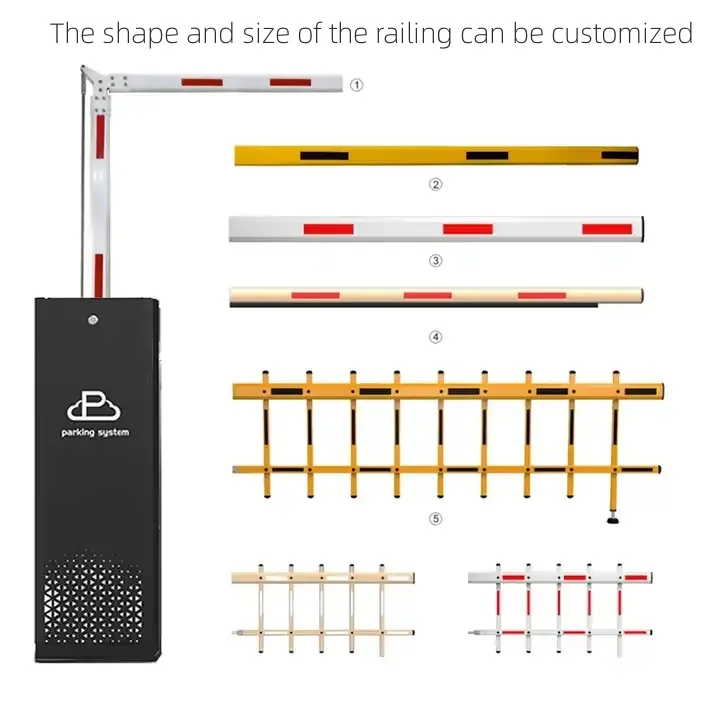 Zento High Quantity SUS 304 Remote Control Straight Arm Fence DC Brushless 200W Boom Barrier of Parking Lot