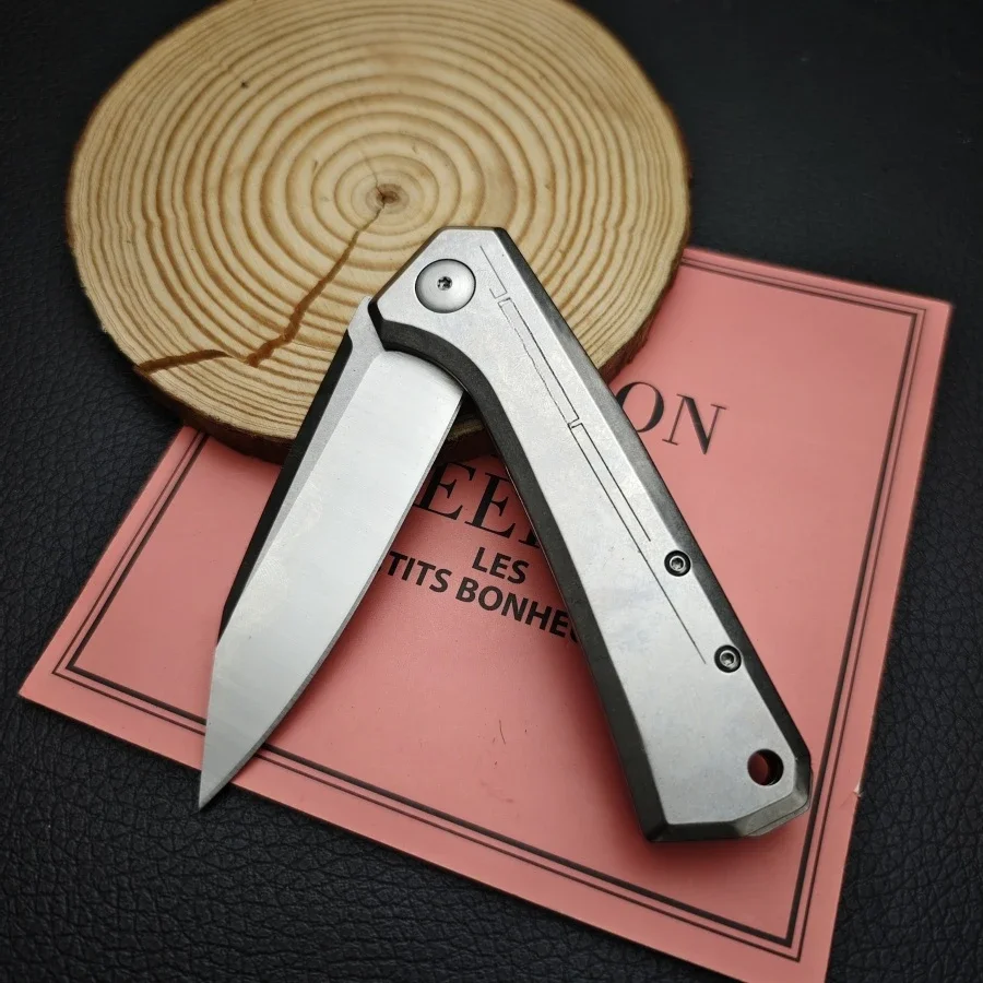 0808 Review Folding Knife Hiking Knife Outdoor Exploration Survival Tool Hunting Knife EDC Sculpture Knife Men's Gift
