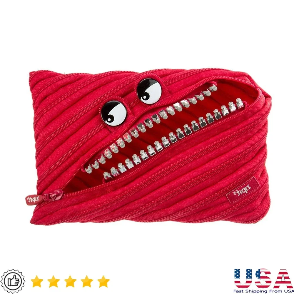 

Большой пенал для хранения вмещает 60-ручки. Уникальный дизайн на одной молнии. Прочный полиэстер. Легкий чехол для макияжа. Легкий чехол.