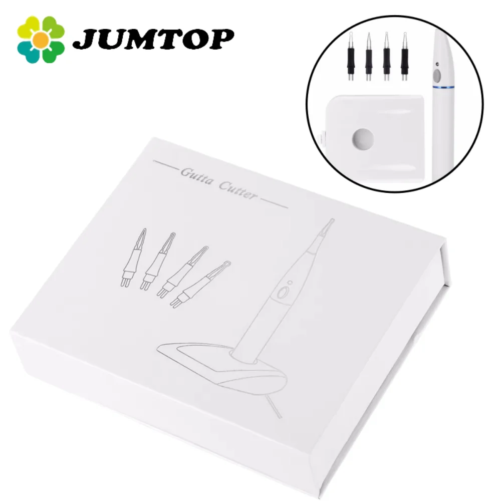 Wireless Charging Gutta Percha Heater System with 4 Tips - Dental Cutter for Tooth & Gum