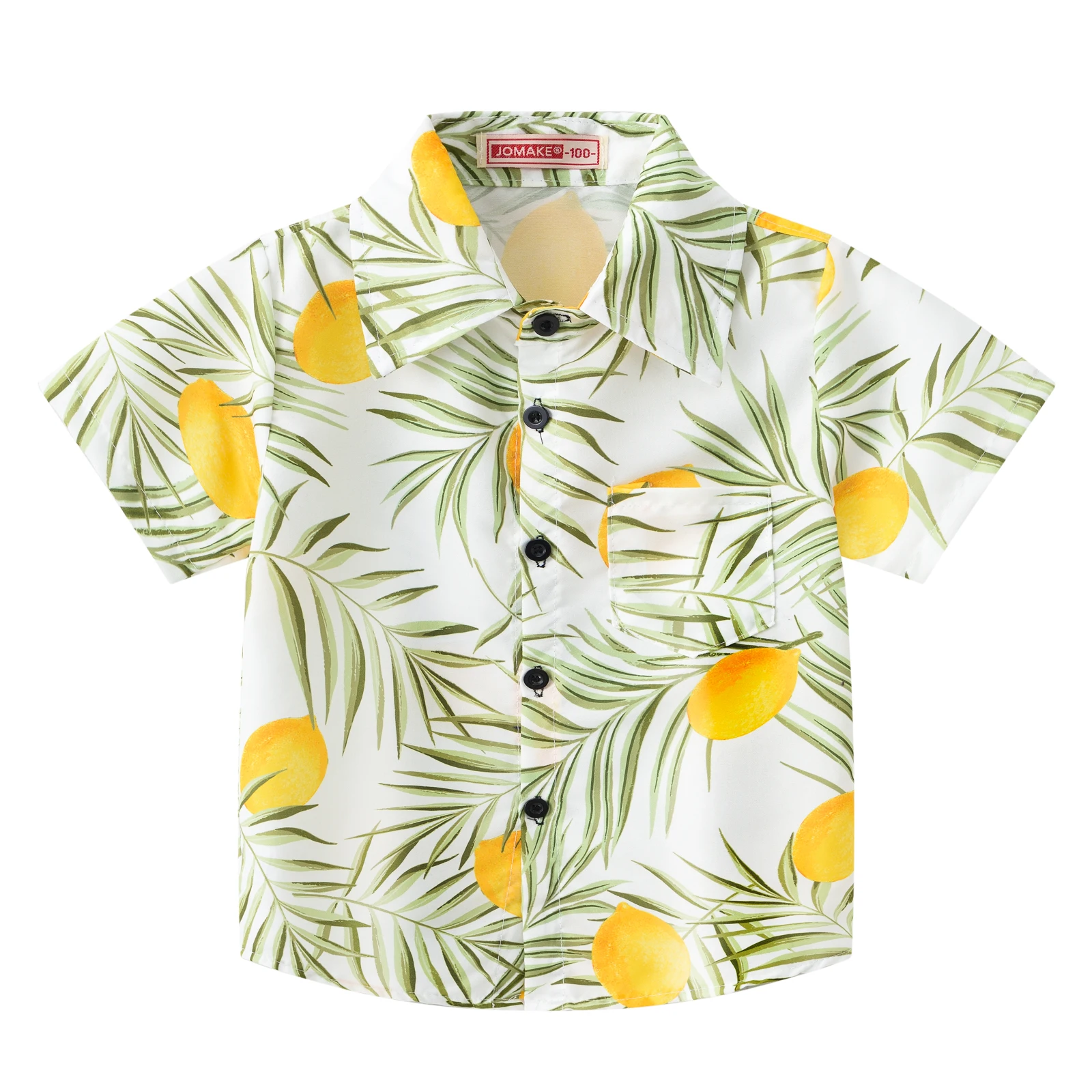 New Summer Boys\' 0-7 Year Old Casual Versatile Multi Color Printed Fashion Short Sleeve Baby Thin Short Sleeve Shirt