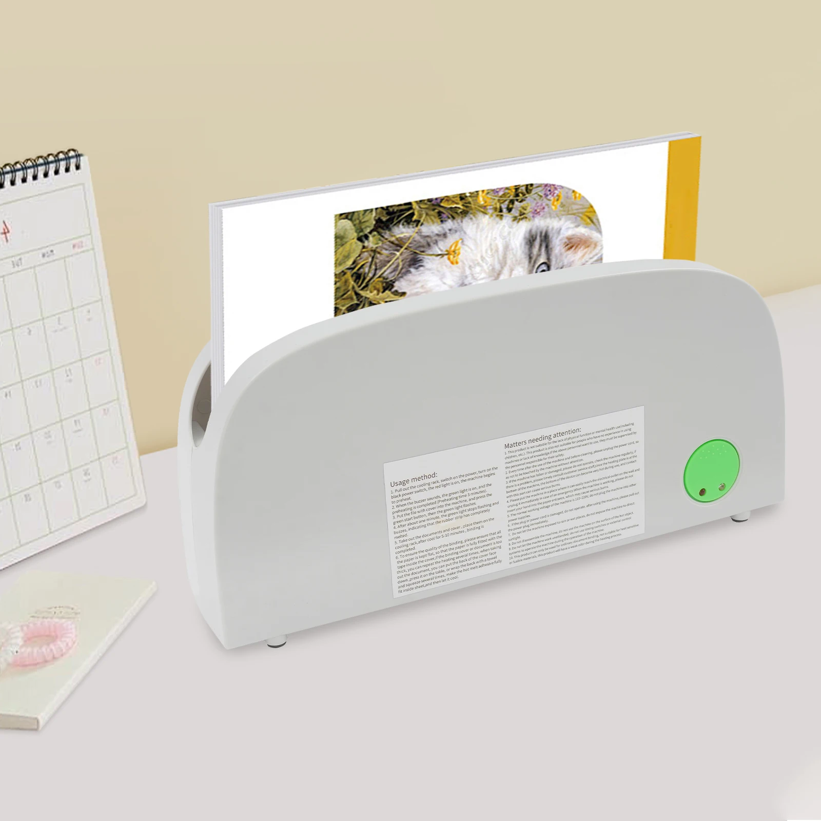 Электрическая мини-машина для термопереплета формата А4. Машина для переплета книг.