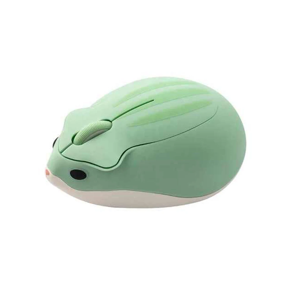 Mouse Hamster nirkabel lucu, tetikus Mini 2.4G dirancang kreatif Mause ergonomis USB optik 1200 DPI hadiah anak untuk PC Laptop