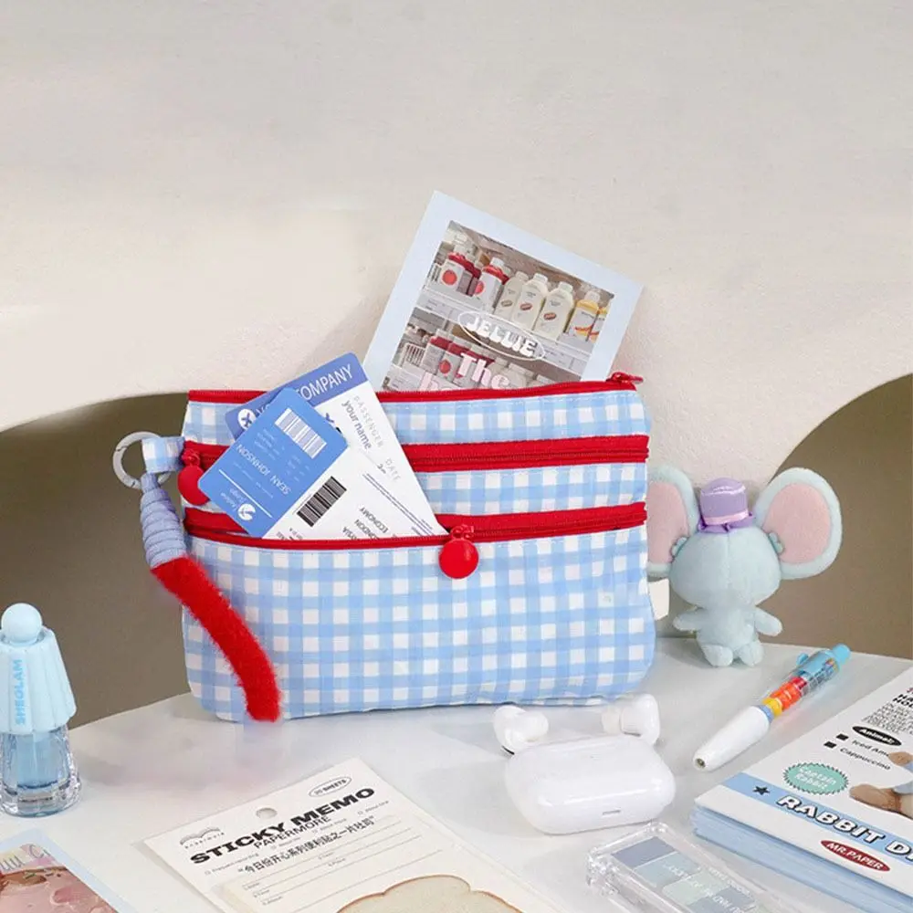 Cartera porta pasaporte de viaje con cremallera de 3 capas, organizador de tarjetas de identificación impermeable para entradas de avión, tarjetas de embarque y tarjetas de crédito