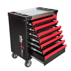 7 Drawers Tool Cart Heavy Duty Stainless Steel Tool Trolley Workshop Tool Cabinet