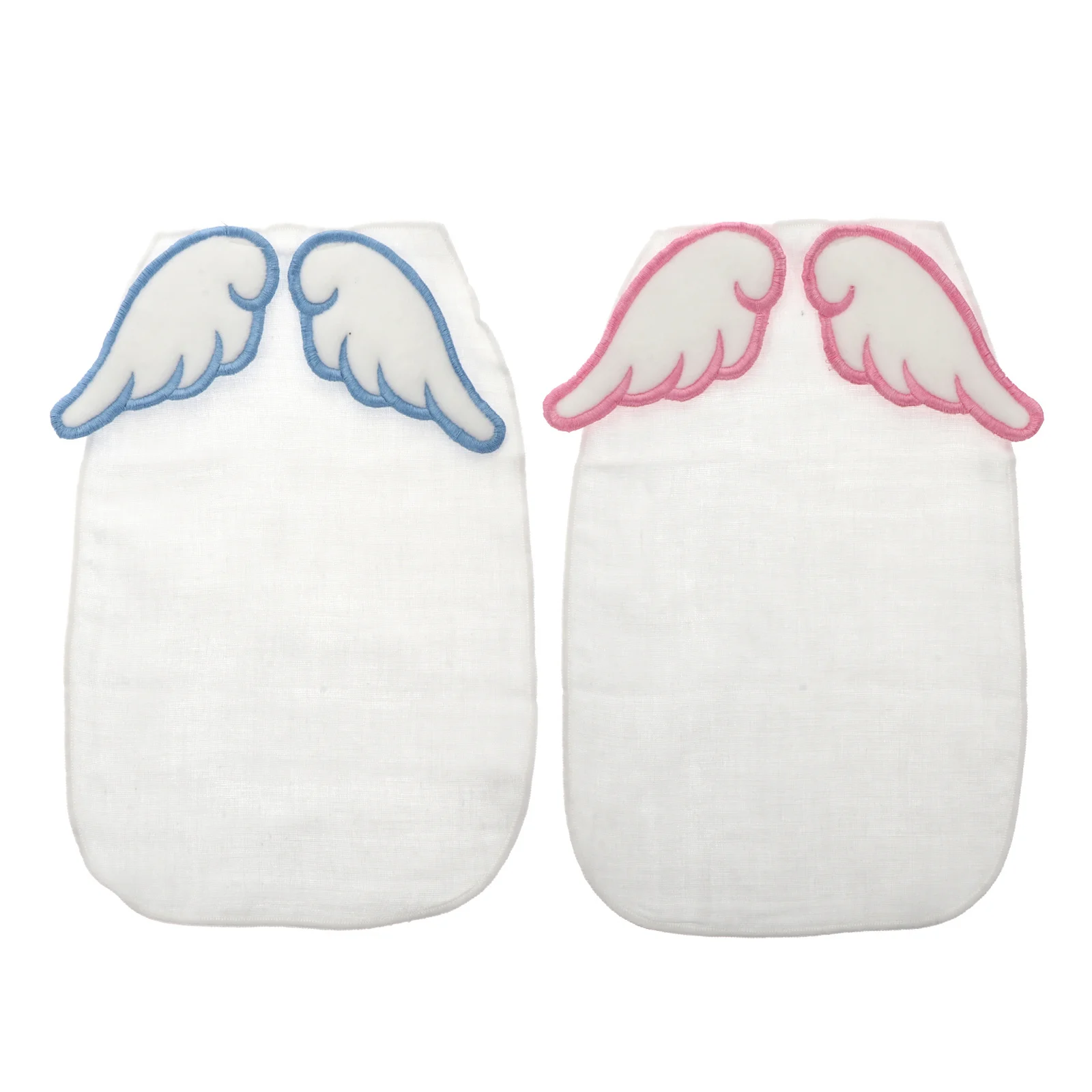 2 قطعة أجنحة الملاك القطن مناشف العرق الطفل متعدد الطبقات ماصة لينة تنفس الرضع الظهر المناشف العرق ماصة لوازم #5
