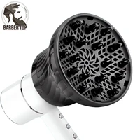 Difusor de pelo universal adaptable para secadores de pelo con diseño giratorio, pelo rizado, capucha de viento grande, viento disperso de forma fija