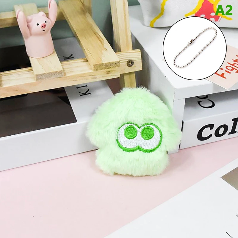 Splatoon Inkling Pluche Sleutelhanger Anime Oranje Rood Inkling Kawaii Dier Rugzak Hanger Zacht Gevulde Cartoon Speelgoed Pop Kid Gift