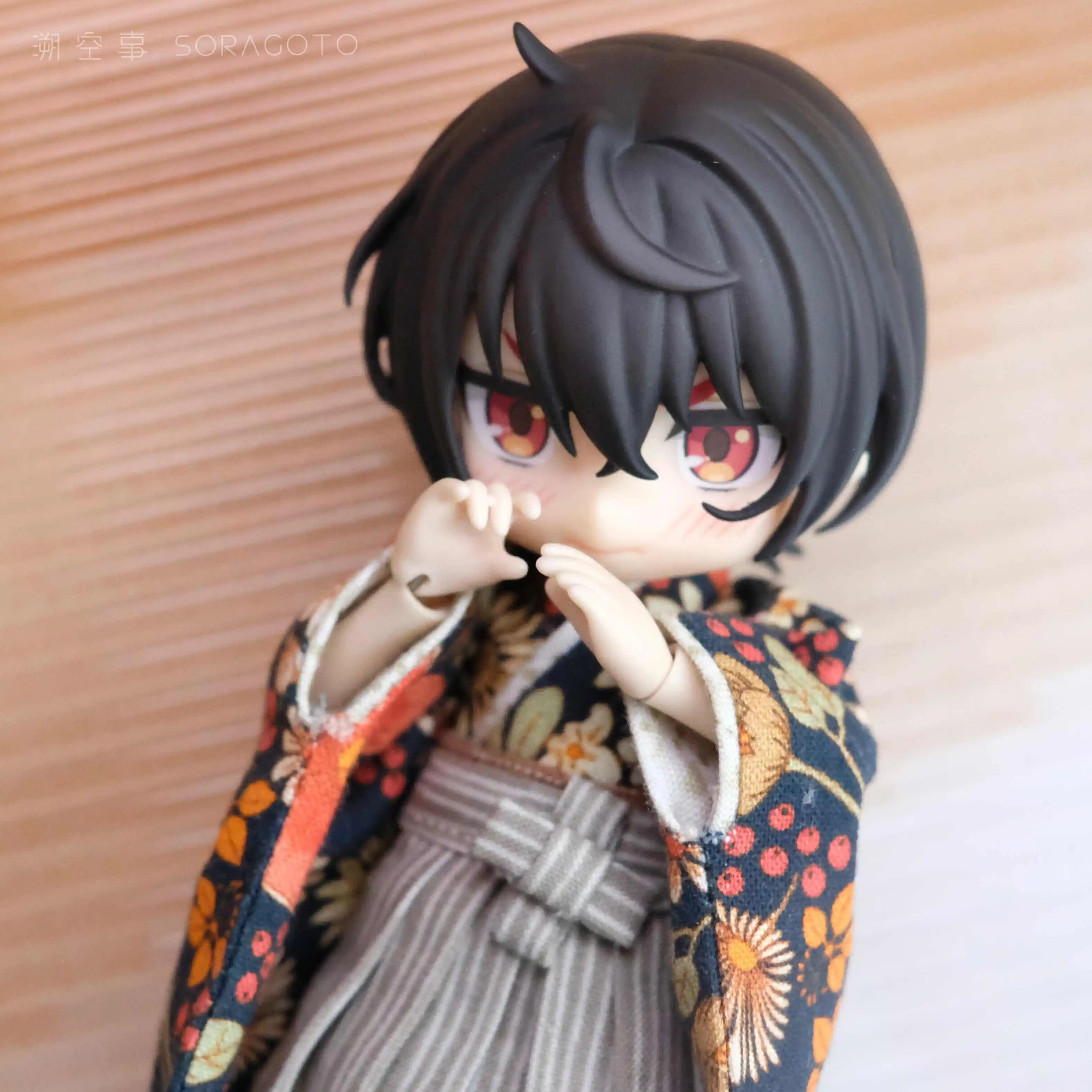 Ensemble Stars Sakuma Ritsu Handmade OB11Gsc BJD Hair Shell Wig Detachable Doll Accessories Game Props Anime Figure Toy Kids