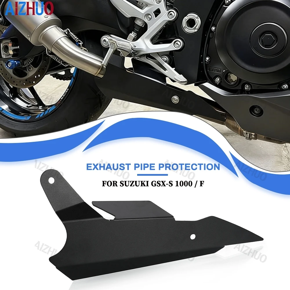 

For Suzuki GSXS1000 GSXS1000F GSXS1000 F 1000F GSX-S1000 S1000F 2015-2026 Exhaust Pipe Heat Shield Cover Muffler Protector Guard