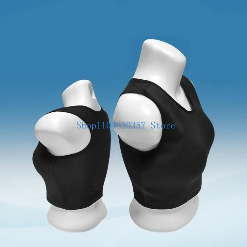 

652F Women Karate Chest Guard Vest Breast Protectors Vest Karate Chest Protector