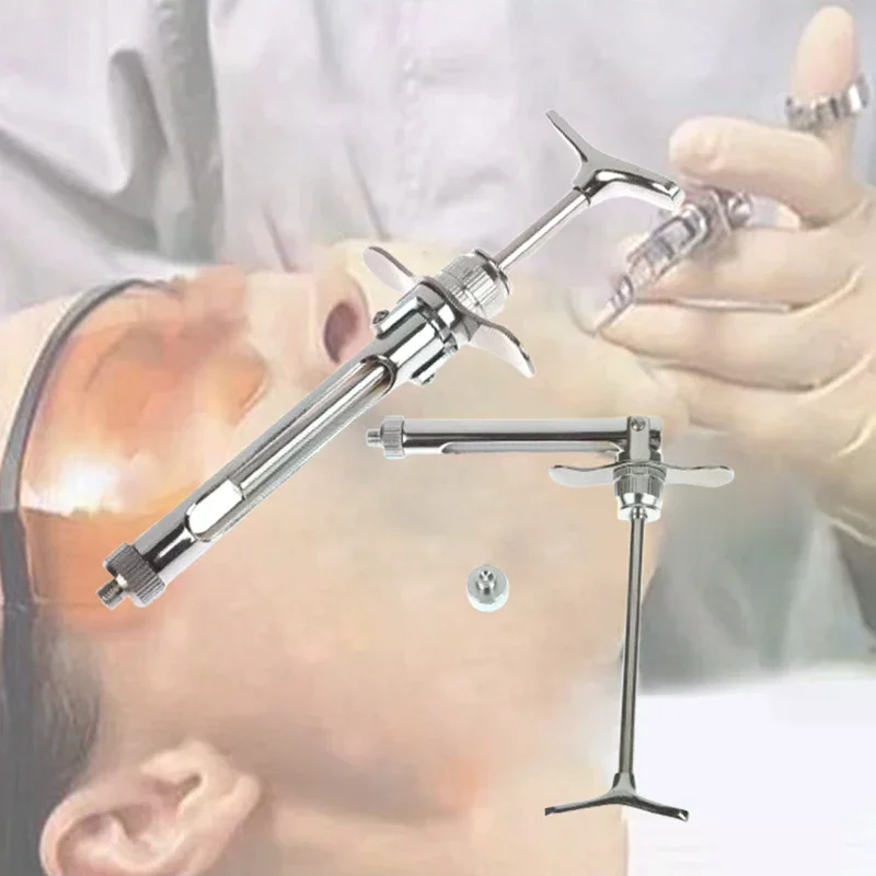 1 قطعة حقنة الأسنان الفولاذ المقاوم للصدأ القلم على غرار الشفط أداة جراحية للأسنان أدوات حاقن طبيب الأسنان #2